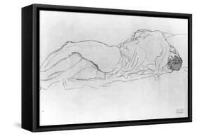 Couple in Bed, c.1915-Gustav Klimt-Framed Stretched Canvas