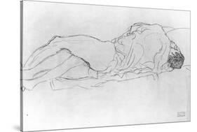 Couple in Bed, c.1915-Gustav Klimt-Stretched Canvas