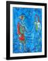 Couple in Blue-Marc Chagall-Framed Collectable Print