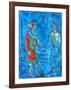 Couple in Blue-Marc Chagall-Framed Collectable Print