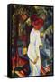 Couple in Forest-Auguste Macke-Framed Stretched Canvas