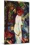 Couple in Forest-Auguste Macke-Mounted Art Print