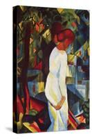 Couple in Forest-Auguste Macke-Stretched Canvas