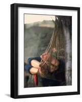 Couple in Hammock at Woodstock-Bill Eppridge-Framed Photographic Print