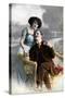 Couple in Love, Early 20th Century-null-Stretched Canvas