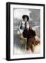 Couple in Love, Early 20th Century-null-Framed Giclee Print