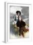 Couple in Love, Early 20th Century-null-Framed Giclee Print