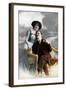 Couple in Love, Early 20th Century-null-Framed Giclee Print