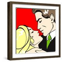 Couple in Love-Alena Kozlova-Framed Art Print