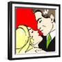 Couple in Love-Alena Kozlova-Framed Art Print