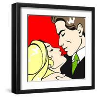 Couple in Love-Alena Kozlova-Framed Art Print