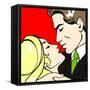 Couple in Love-Alena Kozlova-Framed Stretched Canvas