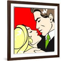 Couple in Love-Alena Kozlova-Framed Art Print