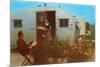 Couple in Old Trailer Park-null-Mounted Premium Giclee Print