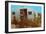 Couple in Old Trailer Park-null-Framed Art Print