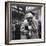 Couple in Penn Station Sharing Farewell Embrace Before He Ships Off to War During WWII-Alfred Eisenstaedt-Framed Photographic Print