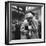 Couple in Penn Station Sharing Farewell Embrace Before He Ships Off to War During WWII-Alfred Eisenstaedt-Framed Photographic Print
