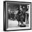 Couple in Penn Station Sharing Farewell Kiss Before He Ships Off to War During WWII-Alfred Eisenstaedt-Framed Photographic Print