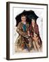 "Couple in Rain,"October 4, 1930-Ellen Pyle-Framed Giclee Print