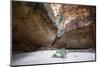 Couple in the Cathedral Gorge in the Purnululu National Park-Michael Runkel-Mounted Photographic Print