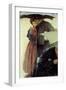 Couple in the Rain-Norman Rockwell-Framed Giclee Print