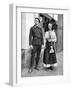 Couple in Traditional Dress, Alsace-Lorraine, Rhine, 1936-Donald Mcleish-Framed Giclee Print