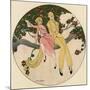 Couple in Tree 1914-Gerda Wegener-Mounted Photographic Print