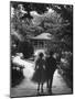 Couple Just Married Taking a Walk in a Park-Loomis Dean-Mounted Photographic Print