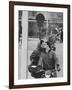 Couple Kissing in the Street-Stan Wayman-Framed Photographic Print
