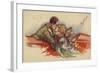 Couple Kissing-null-Framed Giclee Print