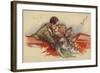 Couple Kissing-null-Framed Giclee Print