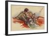 Couple Kissing-null-Framed Giclee Print