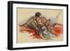 Couple Kissing-null-Framed Giclee Print