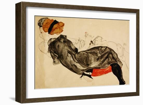Couple (Liebespaar), 1912-Egon Schiele-Framed Giclee Print