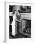 Couple Looking at Each Other in Love-null-Framed Photo