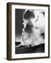 Couple Looking at Geyser Old Faithful at Yellowstone National Park-Alfred Eisenstaedt-Framed Photographic Print