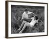 Couple Lying in Field-Philip Gendreau-Framed Photographic Print
