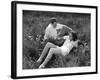 Couple Lying in Field-Philip Gendreau-Framed Photographic Print