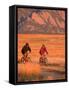 Couple Mountain Biking, CO-Chris Rogers-Framed Stretched Canvas