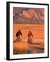 Couple Mountain Biking, CO-Chris Rogers-Framed Photographic Print