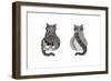 Couple of Cats-Georgina Naisbitt-Framed Giclee Print