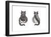 Couple of Cats-Georgina Naisbitt-Framed Giclee Print