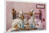 Couple of Geese Breakfast in Bed: Their Meal Includes Eggs Can They be Cannibals?-null-Mounted Premium Giclee Print