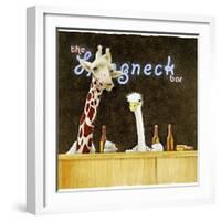 Couple of Longnecks-Will Bullas-Framed Premium Giclee Print