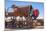 Couple of Tourists Visiting Cementerio De Trenes (Train Cemetery), Salar De Uyuni, Bolivia-Elzbieta Sekowska-Mounted Photographic Print