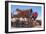 Couple of Tourists Visiting Cementerio De Trenes (Train Cemetery), Salar De Uyuni, Bolivia-Elzbieta Sekowska-Framed Photographic Print