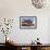 Couple of Tourists Visiting Cementerio De Trenes (Train Cemetery), Salar De Uyuni, Bolivia-Elzbieta Sekowska-Framed Photographic Print displayed on a wall