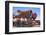 Couple of Tourists Visiting Cementerio De Trenes (Train Cemetery), Salar De Uyuni, Bolivia-Elzbieta Sekowska-Framed Photographic Print