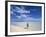 Couple on a Beach, Aitutaki, Cook Islands-Neil Farrin-Framed Photographic Print