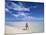 Couple on a Beach, Aitutaki, Cook Islands-Neil Farrin-Mounted Photographic Print